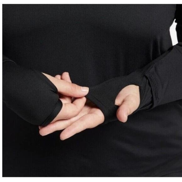 Women's Crew-Neck Running Top BLACK SIZE 2X - Picture 5 of 5